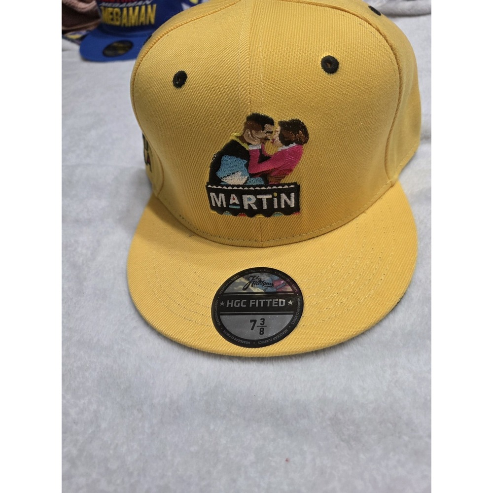 Martin TV Show Damn Gina Headgear Classics Fitted Hat 7 3/8 Yellow New